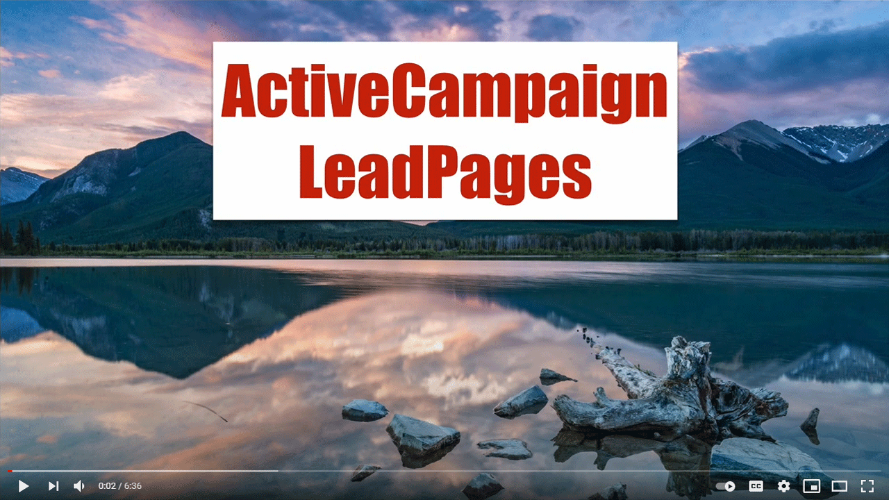 ActiveCampaign LeadPages How To Integrate
