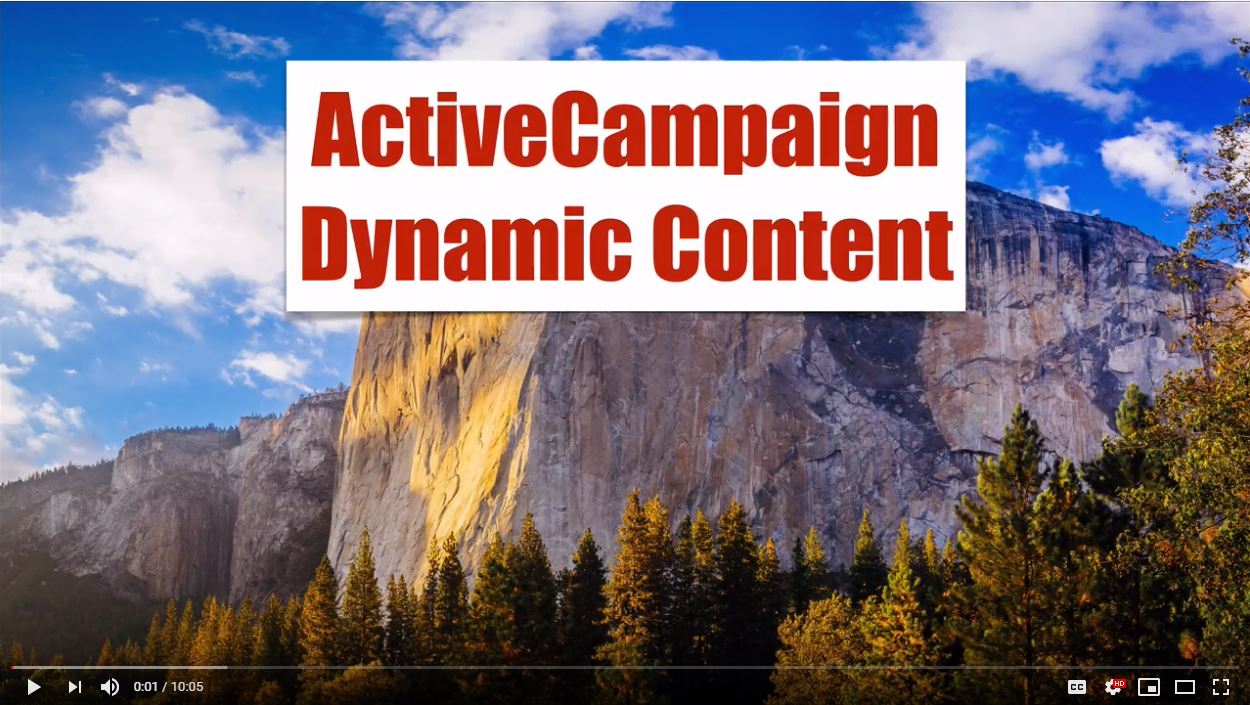 activecampaign dynamic content